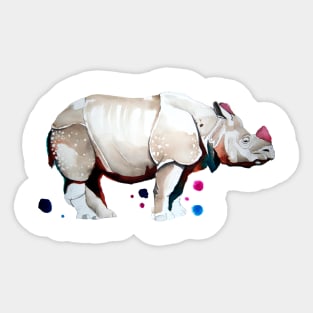 Java Rhino Sticker